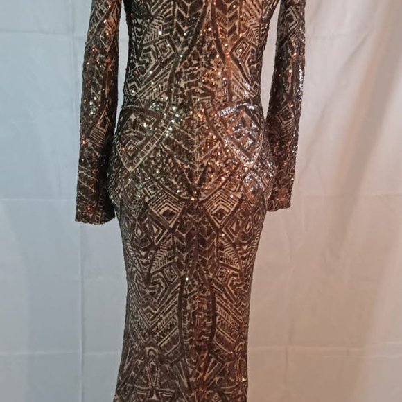 Besty Adam Long sleeve maxi dress - Picture 4 of 6